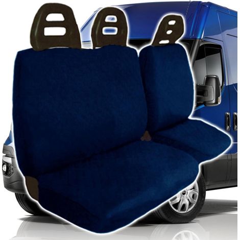 Trade Shop - COPRISEDILI SEDILI FÜR FUR GONE 3 UNIVERSAL POSTEN IN COTONE BLU SCURO -