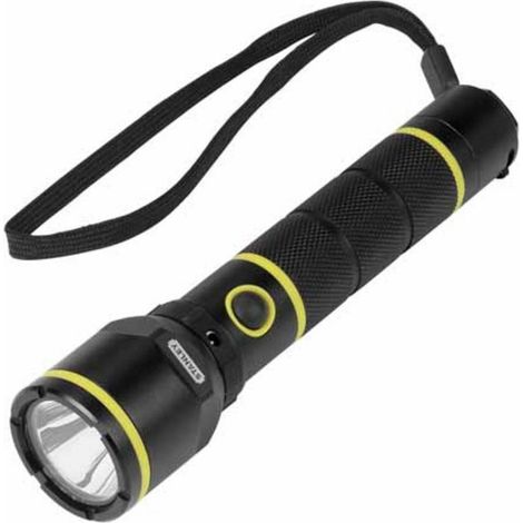 Lampe torche aluminium rechargeable 130 lumens – Résistante à l'eau IP44 – Lentille antichocs – SKU 195154 (1/5)