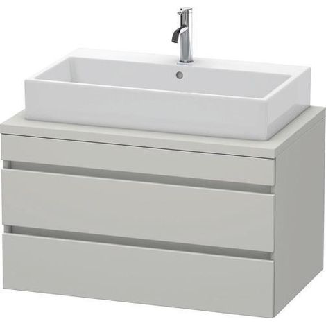 Meuble de sous-console DURASTYLE 512x900x548 mm chêne noir / blanc mat
