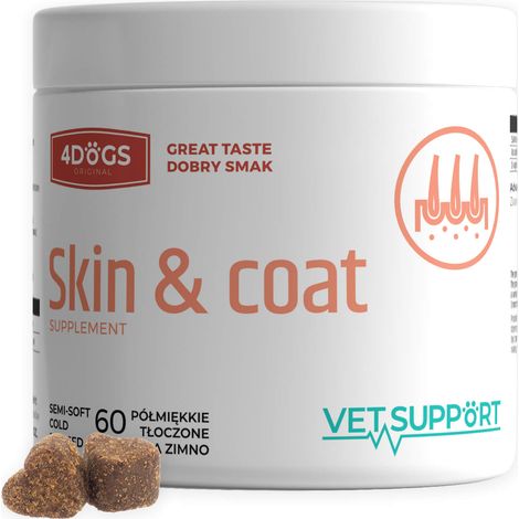 VetSupport Ergänzungsfuttermittel – Haut und Fell 180 g (1/5)