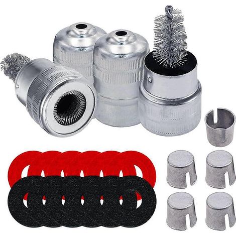 Kit de nettoyage et de réparation des bornes de batterie avec 5 cales, 2 brosses et 12 rondelles pour la réparation et l'entretien automobile (1/5)