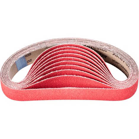 PFERD TOOLS Keramikkorn Schleifband BA 30x533 mm CO-COOL60 für Edelstahl-Schliff mit Rohrbandschleifer 20 Stk (1/4)