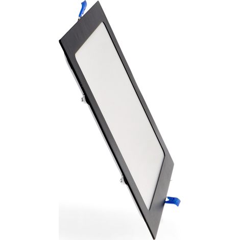 IluminaShop - Panel LED Cuadrado Negro 20W CCT