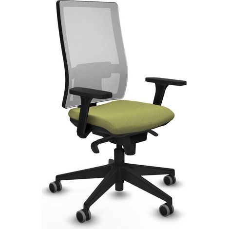 piqueras-y-crespo Chaise ergonomique verte bureau (1/3)