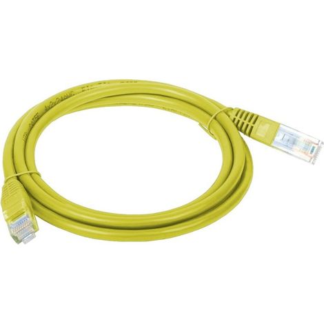 Patchkabel U/UTP Kat. 5e PVC 3,0 m gelb alantec