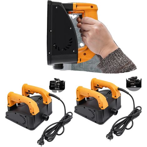 Raboteuse murale, 1200W de puissance, profondeur réglable