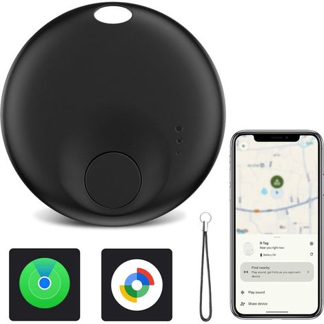 Item Finder Air Tag vous aide à suivre vos clés, votre portefeuille, votre sac à dos (1 pack) batterie (1/5)