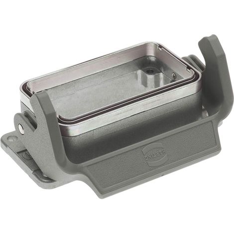 HARTING Han 10B EMV Anbaugehäuse niedrig mit 1 Längsbügel - 1 Stück