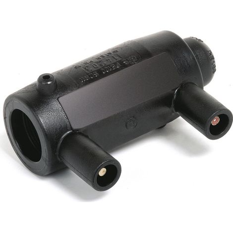 SMARTFUSE Verschlußmuffe 125, PE 100, schwarz (1/2)