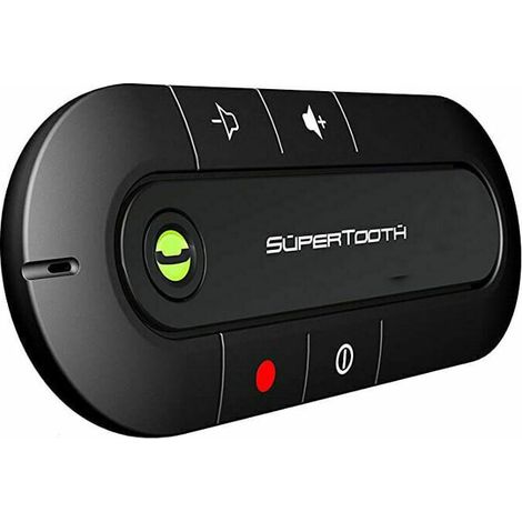 Ikodm – Kit mains libres Bluetooth 5.3 pour voiture – Autonomie 20h en conversation – Clip magnétique pour visière – Portée 10m (1/4)