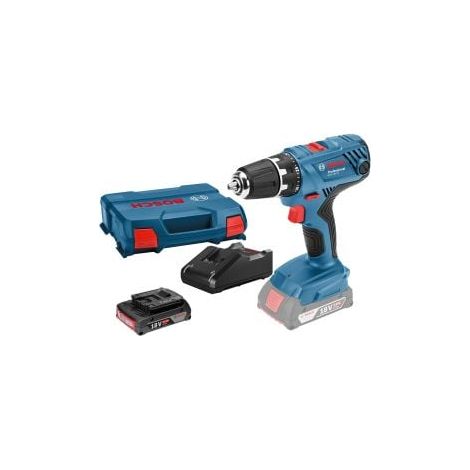 Bosch Akku-Bohrschrauber GSR 18V-21 / 1x 2,0 Ah Akku + Ladegerät in L-Case