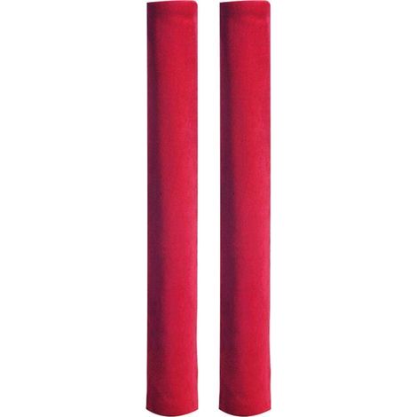 Ortviai Housses de Poignée de Réfrigérateur 2 Pièces – Rouge, Douces et Universelles, en Velours Doré Lavable (1/3)