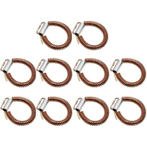 Ressort Stator Rechange Pièce Rechange Pour Machine à Marbre 110 Meuleuse D'angle Outil électrique Ressort Tension Stator Ressort Baril 10 Pièces (1/5)