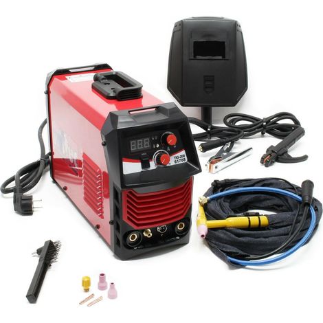 Poste à souder TIG 200A – Réglage continu 10-200A – Allumage HF – Protection contre surchauffe – Pour soudage acier et inox