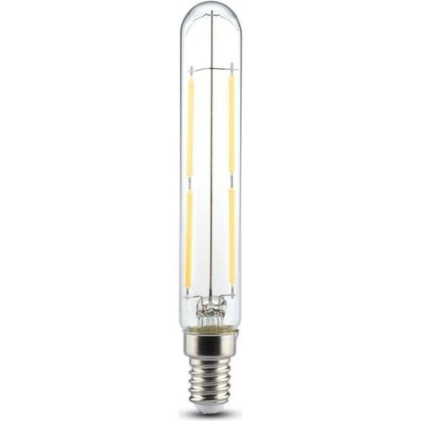 V-TAC Lampadina LED Attacco E14 da 4W T20 Filamento Bianco Caldo (1/7)