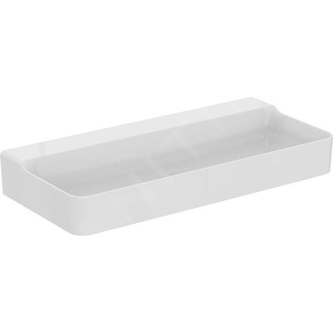 IDEAL STANDARD T380201 Lavabo Conca, sans trop-plein, sans cache-bonde (1/5)