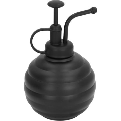 Flacon Brumisateur Vaporisateur Plantes 400ml Acier Inoxydable avec Pompe Haute pour Maison Intérieur Plantes Aériennes Plantes Grasses Jardin Extérieur Noir (1/5)