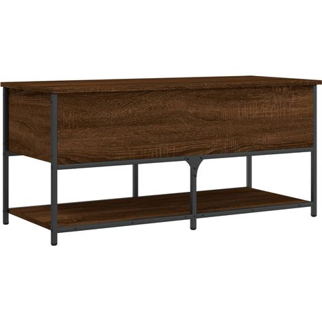 Maison Exclusive - Panca Portaoggetti Rovere Marrone 100x42,5x47 Legno Multistrato
