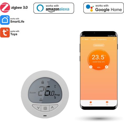 Termostato Zigbee Tuya per radiatore (1/5)