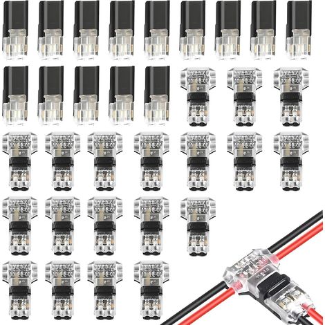 35 Pièces Connecteur Électrique Sans Dénudage Sans Soudure, Connecteur de Fils Étanche pour Réparations Domestiques et Installation de Luminaires (1/5)