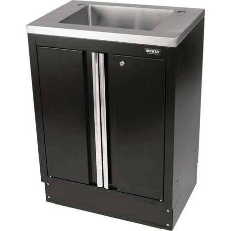 BUNKER&174 Modular Floor Cabinet with Sink, 2 Door, 680mm (31034) (1/5)
