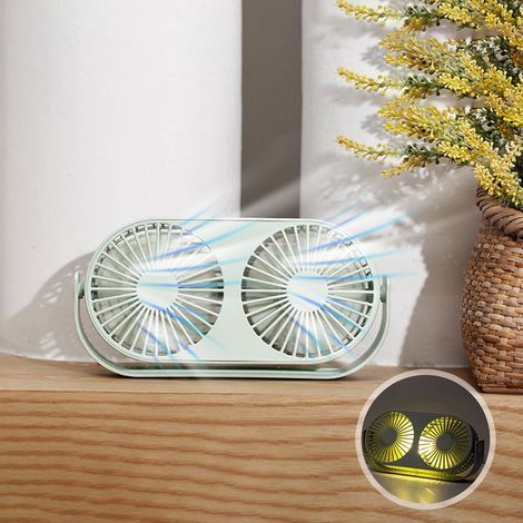 Ventilateur de fenêtre double Sokhug avec contrôle du flux d'air réversible, extenseurs à verrouillage automatique, 3 vitesses, idéal pour la maison, la cuisine, la chambre et le bureau. (1/5)