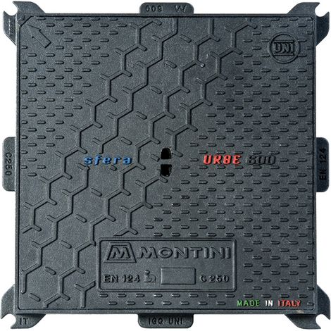 1PZ CHIUSINO IN GHISA C250 URBE - 30 x 30 - Kg 7
