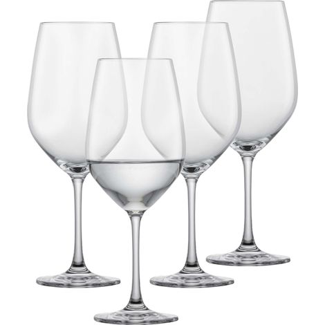 Verres à vin rouge Forté (set de 4), verres classiques en cristal pour le vin rouge ou l'eau, verres à vin résistant au lave-vaisselle, fabriqués en Allemagne (art. n° 123612) (1/5)