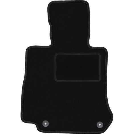 Alfombrilla de terciopelo para el conductor para: Mercedes GLC X253 SUV (2015-) negra (1/5)