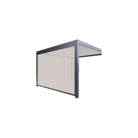Store Latéral Zippé Gris Anthracite 3,50m pour Pergola Autoportante S et SV ORIAL France (1/2)