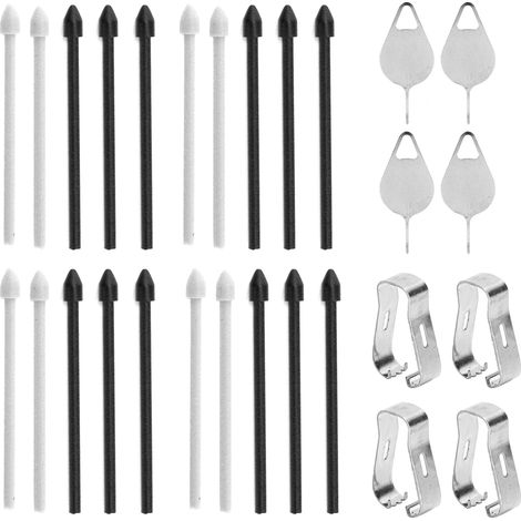 4 Embouts de Remplacement Tactiles pour Stylet Samsung Galaxy Note 10/Note 10 Plus - Nibs Noirs (1/5)
