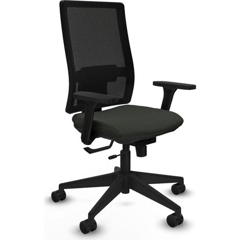 Piqueras y Crespo 3D066N0 chaise bureau noir confortable (1/3)