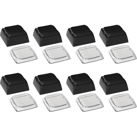 Set di 8 copritasti XDA Profile in PBT + PC - Nero