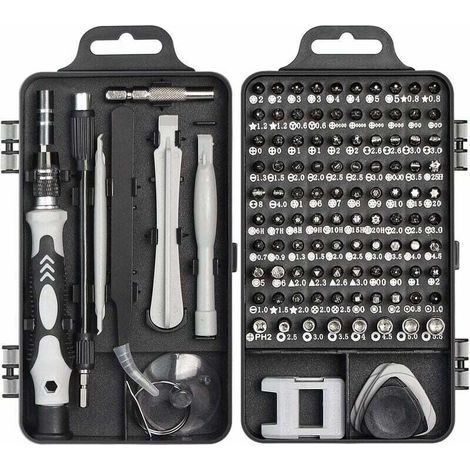 Faireach 115-in-1 Präzisionsschraubendreher-Set, professionelles Reparaturwerkzeug-Schraubendreher-Set, multifunktionaler magnetischer Schraubendreher für iPhone, Laptop, Mac, Uhr, Spielzeug, Schmuck,
