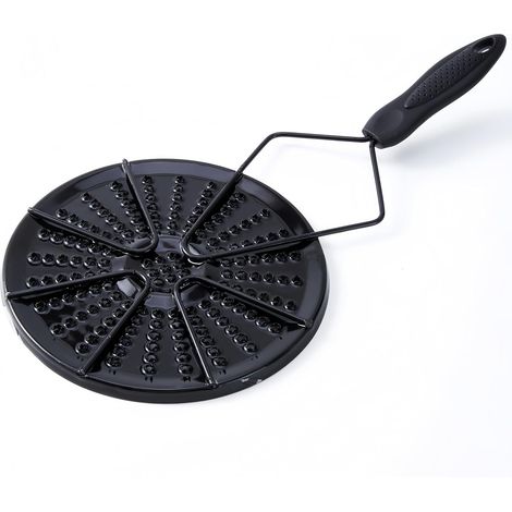 Grille pour cuisinières à gaz et récupérateurs de chaleur, avec poignées antidérapantes (1/4)