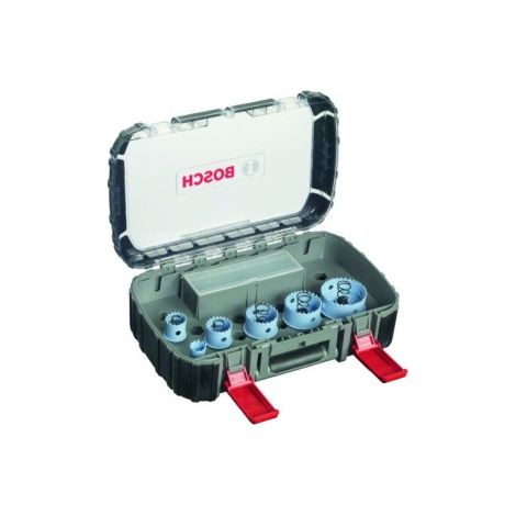 Caja de 9 sierras trépanoo sheet metal para hierro fundidonero/Embaldosador 20,25,32,38,51,64 mm (1/5)
