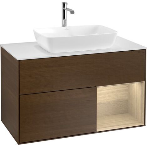 Villeroy & Boch F781PCGN meuble sous-lavabo Finion F78 (1/2)
