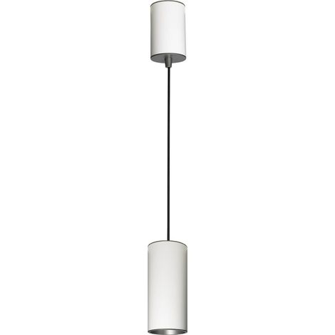 Lampada a sospensione moderna bianca a LED Italux Moldes HL7719/12W 4000K WH+GR (1/2)