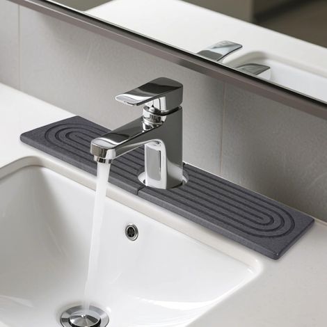 1 Tapis Robinet Terre De Diatomées, Séchage Rapide, Absorbant, Pour Cuisine Et Salle De Bain