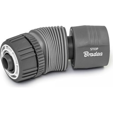 Raccord automatique angle réglable tuyau d'arrosage 12.5 mm avec STOP