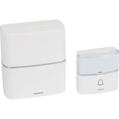 Legrand Kit Timbre radio inalámbrico blanco Sérénité (1/5)