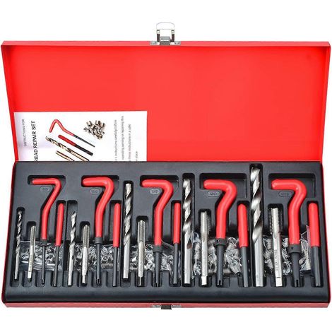 131-delige schroefdraadreparatieset voor onderhoud M5 M6 M8 M10 M12 (1/5)
