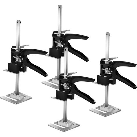 Randaco Martinetto a mano, sollevatore di piastre, portata 240 kg, braccio di salvataggio localizzatore di piastrelle multifunzionale Strumenti ausiliari 4x