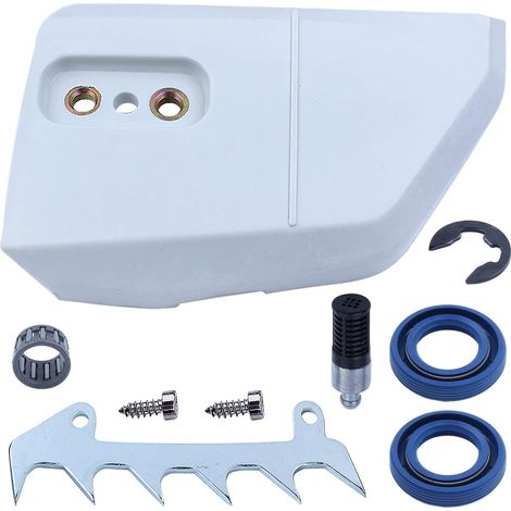 Adefol Chain Sprocket Cover Bearing Kit for Stihl MS 170, 180, 210, 230, 250 Chainsaw Part with E-Clip, Bumper Spike Felling Dog, Oil Filter, Crank Oil Seal 11236401705, 1231400606, 11231400609 (1/5)