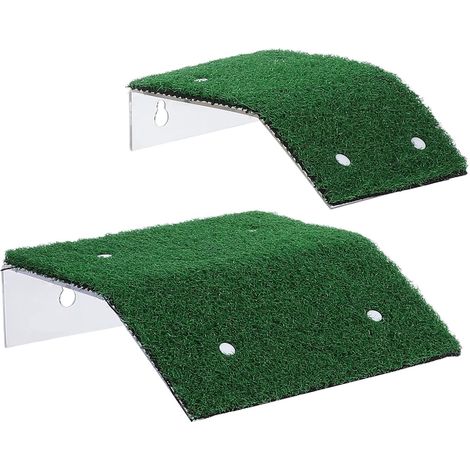 Rampe de Secours pour Piscine - Lot de 2 - Plastique Résistant UV - Échelle d'Évasion avec Ventouses - Pour Chiens Chats et Petits Animaux - Noir (1/5)