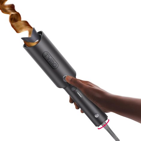 Automatic Curling Iron Hair Curler Portable 32 mm with 3 Adjustable Temperatures, Anti-scald, Ceramic Curler Short and Long Hair, Metal Grey (1/5)