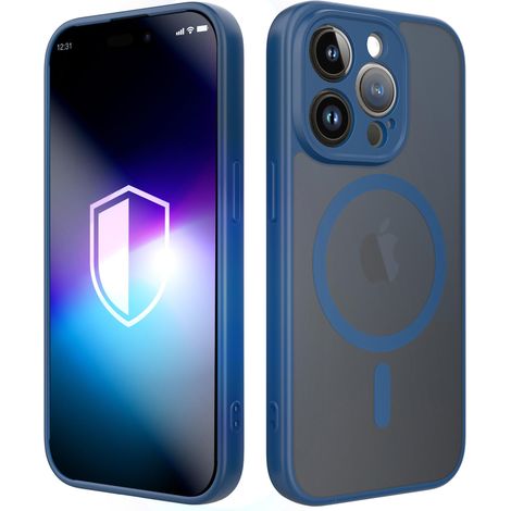 Apple iPhone 15 Pro - 3mk MagCase Bleu Misty (1/5)