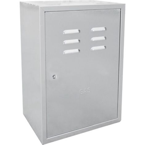 CASSETTA PER PROTEZIONE GAS ZINCATA cm 40x55x25