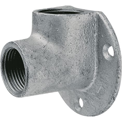 Codo de colgador de pared galvanizado de 1/2 pulgada