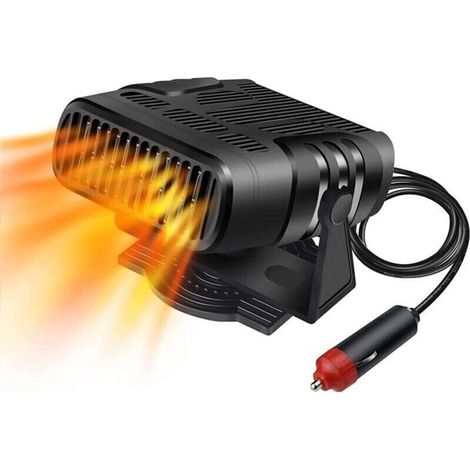 Autoheizung, 12V 120W tragbare Autoheizung, 2-in-1 Auto-Windschutzscheibenheizung Kühlventilator Entfroster (1/4)